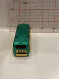 Green Surfin School Bus Hot Wheels Toy Diecast Car