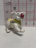 Puppy Playing with a Red Flower on Nose 101 Dalmation Disney Mcdonalds Toy Character