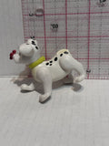 Puppy Playing with a Red Flower on Nose 101 Dalmation Disney Mcdonalds Toy Character