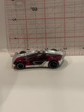 Silver Red Split Decision Hot Wheels Toy Diecast Car