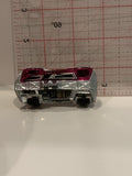 Silver Red Split Decision Hot Wheels Toy Diecast Car
