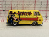 Yellow Hawkeye Marvel Van '66 Dodge A100 J05 2009 Hot Wheels Diecast Car