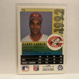 #96 Barry Larkin Cincinnati Reds 1992 Premier O-Pee-Chee Baseball Card IZ