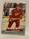 #290 Mike Sillinger Rookie Detroit Red Wings 1992-93 Fleer Ultra Hockey Card  NHL