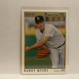 #104 Randy Myers San Diego Padres 1992 Premier O-Pee-Chee Baseball Card IZ