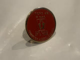 Tops AB #1988 One Round at a Time Edmonton Alberta Canada Lapel Hat Pin EG