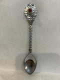 Red Birthstone Souvenir Spoon