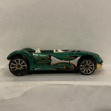 Green Golden Arrow ©2002 Hot Wheels Diecast Car EG
