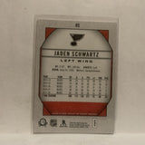 #85 Jaden Schartz St Louis Blues2018-19 OPC Coast to Coast Hockey Card KA