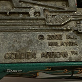 Green Golden Arrow ©2002 Hot Wheels Diecast Car EG