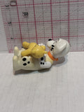 Puppy Playing with a Teddy Bear 101 Dalmation Disney Mcdonalds Toy Character
