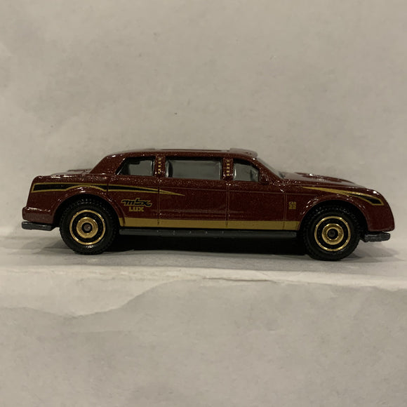 Red MBX Lux Limousine ©2001 Matchbox Diecast Car EG