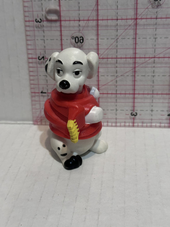 Puppy Wearing a Red Scarf 101 Dalmation Disney Mcdonalds Toy Character