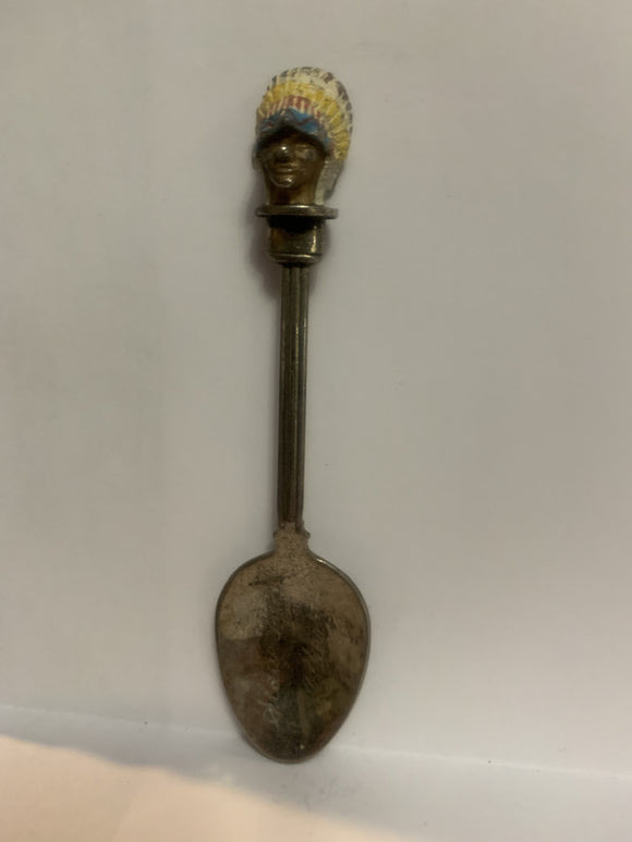 Slave Lake Alberta Native Chief Souvenir Spoon