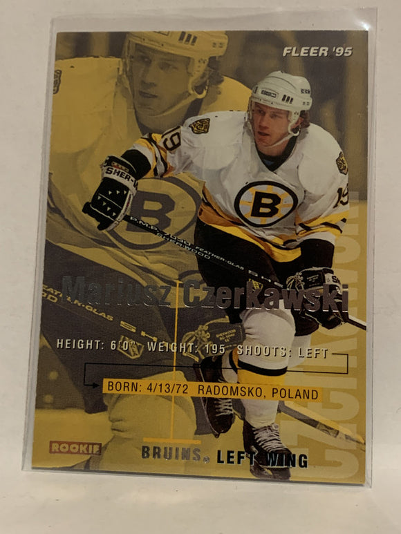 #10 Mariusz Czerkawski Boston Bruins 1994-95 Fleer Hockey Card  NHL