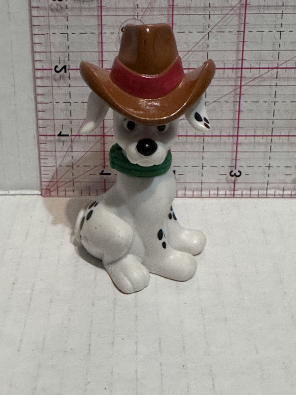 Puppy Wearing a Cowboy Hat 101 Dalmation Disney Mcdonalds Toy Character