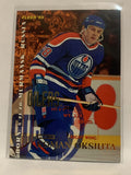 #72 Roman Oksiuta Edmonton Oilers 1994-95 Fleer Hockey Card  NHL