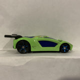 Green Mcdonalds Stock Racer ©2009 Hot Wheels Diecast Car EH
