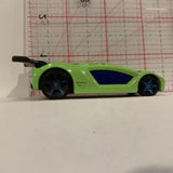 Green Mcdonalds Stock Racer ©2009 Hot Wheels Diecast Car EH