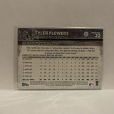#22 Tyler Flowers Chicago White Sox 2015 Topps Series 1 Baseball Card I1