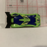 Green Mcdonalds Stock Racer ©2009 Hot Wheels Diecast Car EH