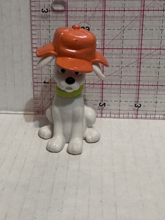 Puppy Wearing a Orange Hunting Cap Hat 101 Dalmation Disney Mcdonalds Toy Character
