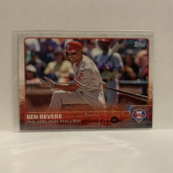 #123 Ben Revere Philadelphia Phillies 2015 Topps Series 1 Baseball Card I1