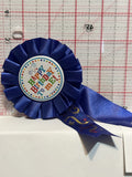 Happy Birthday to me Blue Ribbon Button Pinback