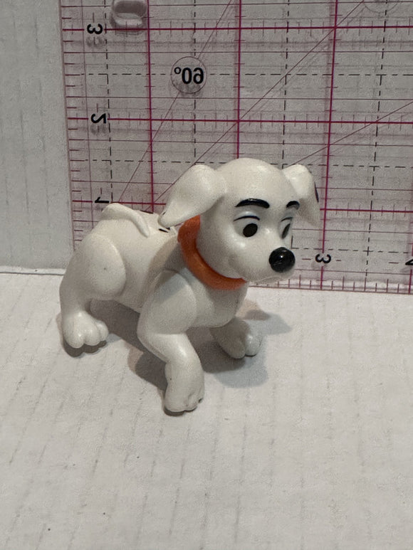 Puppy Playing with a Orange Collar 101 Dalmation Disney Mcdonalds Toy Character