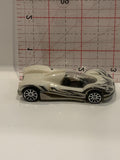 White Teegray Hot Wheels Toy Diecast Car