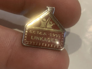 C.C.T.C.A. 1995 Linkages Logo Lapel Hat Pin EH