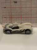 White Teegray Hot Wheels Toy Diecast Car
