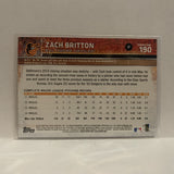 #190 Zach Britton Baltimore Orioles 2015 Topps Series 1 Baseball Card I1