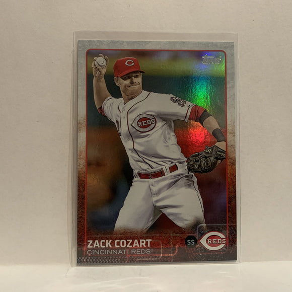 #301 Zack Cozart Cincinnati Reds 2015 Topps Series 1 Baseball Card I1