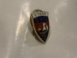 5 Year S Star N Crest Emblem Lapel Hat Pin EH
