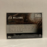 H-6 Ted Williams Boston Red Sox 2015 Topps Series 1 Baseball Card I1