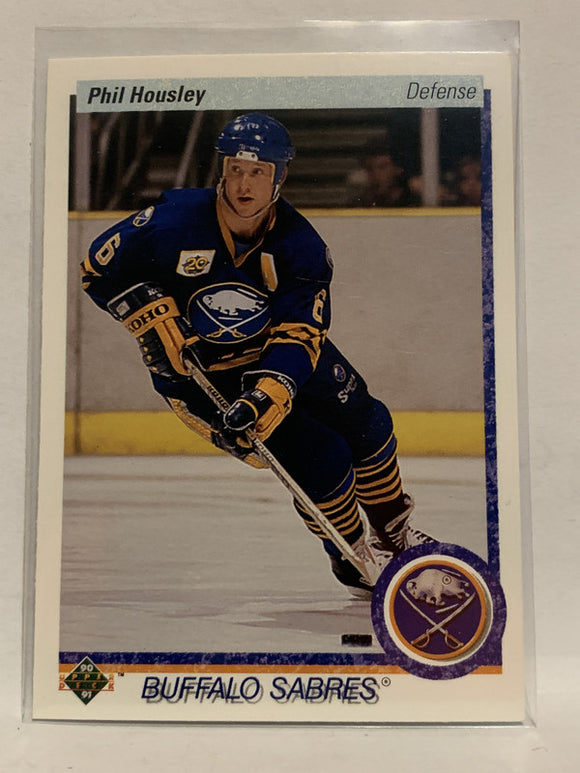 #22 Phil Housley Buffalo Sabres 1990-91 Upper Deck Hockey Card  NHL