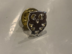 Owl Silhouette Lapel Hat Pin EH