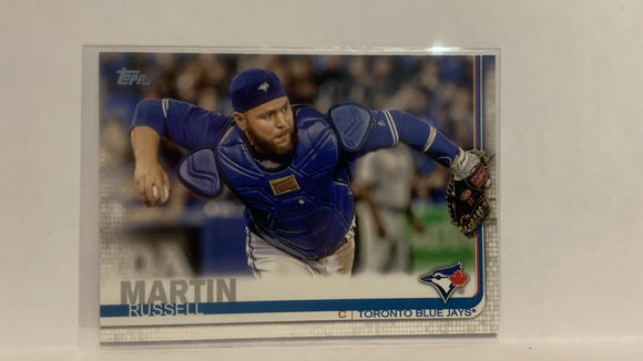#348 Russell Martin Toronto Blue Jays 2019 Topps Series 1 Baseball Card