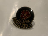 Camrose Alberta Wild Rose Flower Lapel Hat Pin EH