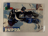 #162 Daren Puppa Tampa Bay Lightning 1994-95 Topps Stadium Club Hockey Card  NHL