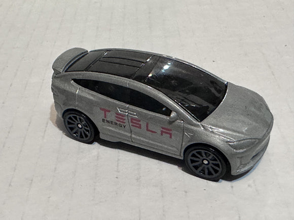 Grey Tesla Energy Model X 2016 Hot Wheels Diecast Car