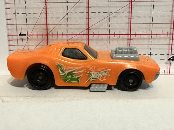 Orange Dino  Hot Rod Burger King 2020 Hot Wheels Diecast Car