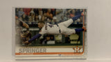 #323 George Springer Houston Astros 2019 Topps Series 1 Baseball Card