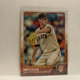 #167 Matt Cain San Francisco Giants 2015 Topps Series 1 Baseball Card I2
