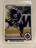 #362 Luke Richardson Toronto Maple Leafs 1990-91 Upper Deck Hockey Card  NHL