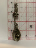 Hawaii Hula Dancer Palm Tree Pineapple Souvenir Spoon