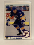 #349 Dave Lowry St Louis Blues 1990-91 Upper Deck Hockey Card  NHL