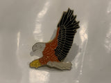 Swooping Bald Eagle Lapel Hat Pin EI