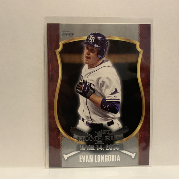 FHR-35 Evan Longoria Tampa Bay Rays 2015 Topps Series 1 Baseball Card I2